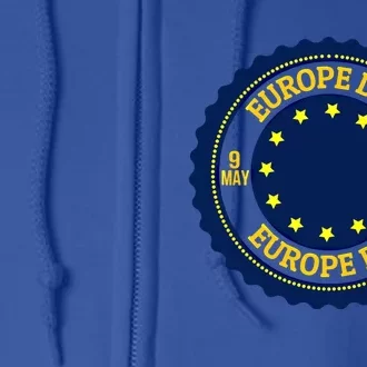 Howexpert European Union/europe Day Funny Gift/gift/clothes Gift Full Zip Hoodie