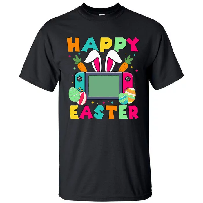 Happy Easter Video Game Bunny Gaming Controller Tall T-Shirt