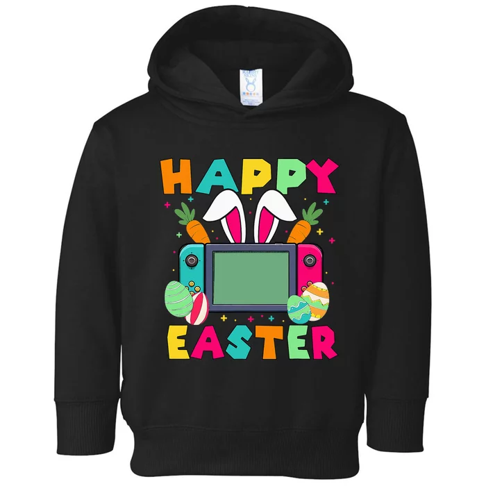 Happy Easter Video Game Bunny Gaming Controller Toddler Hoodie