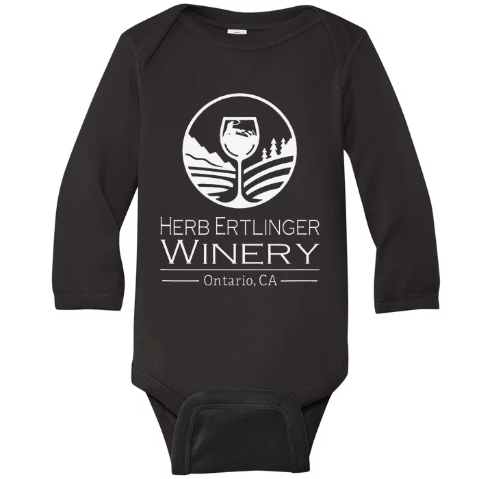 Herb Ertlinger Winery Baby Long Sleeve Bodysuit