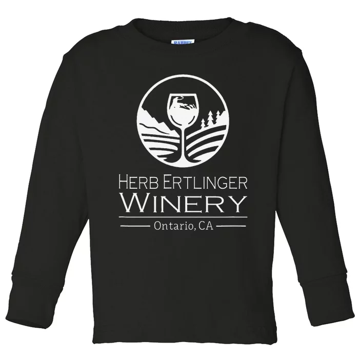 Herb Ertlinger Winery Toddler Long Sleeve Shirt