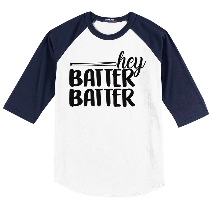 Hey Batter Batter Baseball Sleeve Shirt