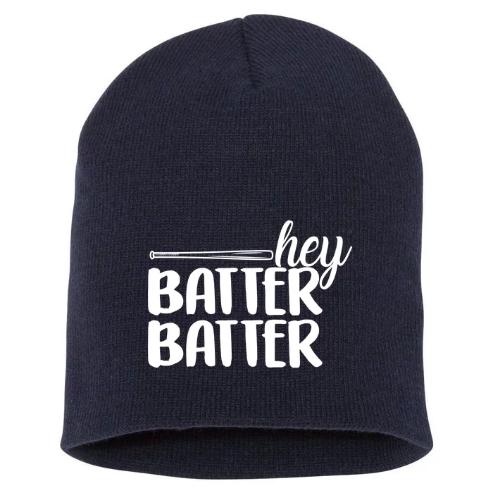 Hey Batter Batter Short Acrylic Beanie