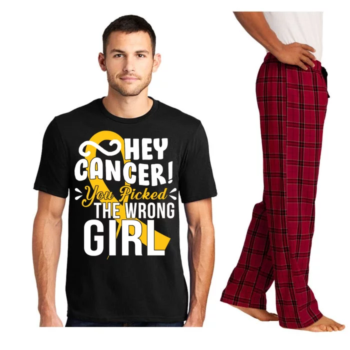 Hey Cancer You Picked The Wrong Girl Pajama Set