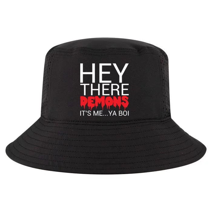 Hey There Demons It's Me Ya Bo! Cool Comfort Performance Bucket Hat