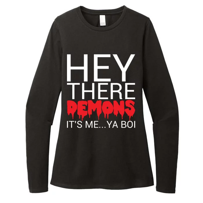 Hey There Demons It's Me Ya Bo! Womens CVC Long Sleeve Shirt