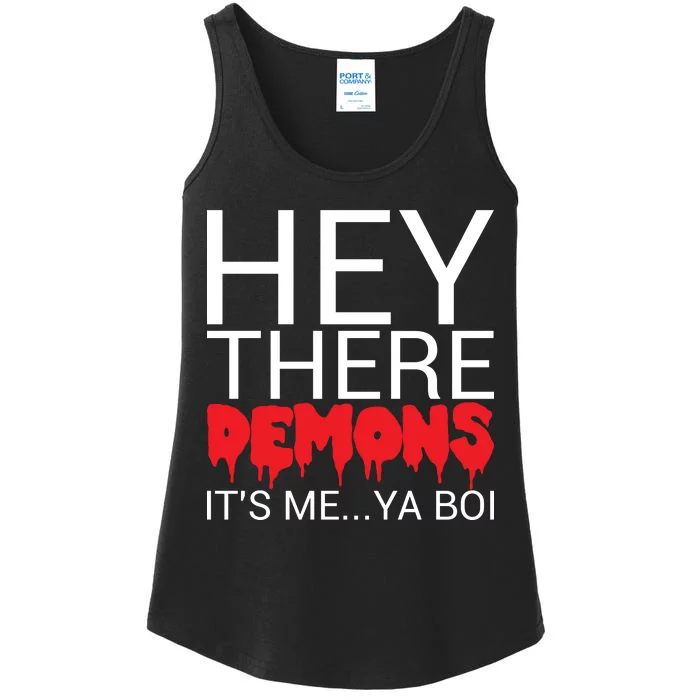 Hey There Demons It's Me Ya Bo! Ladies Essential Tank