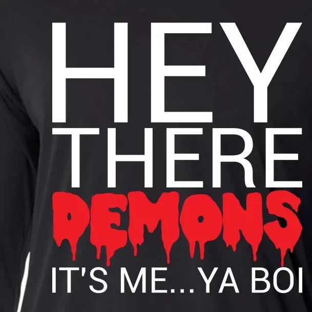 Hey There Demons It's Me Ya Bo! Cooling Performance Long Sleeve Crew