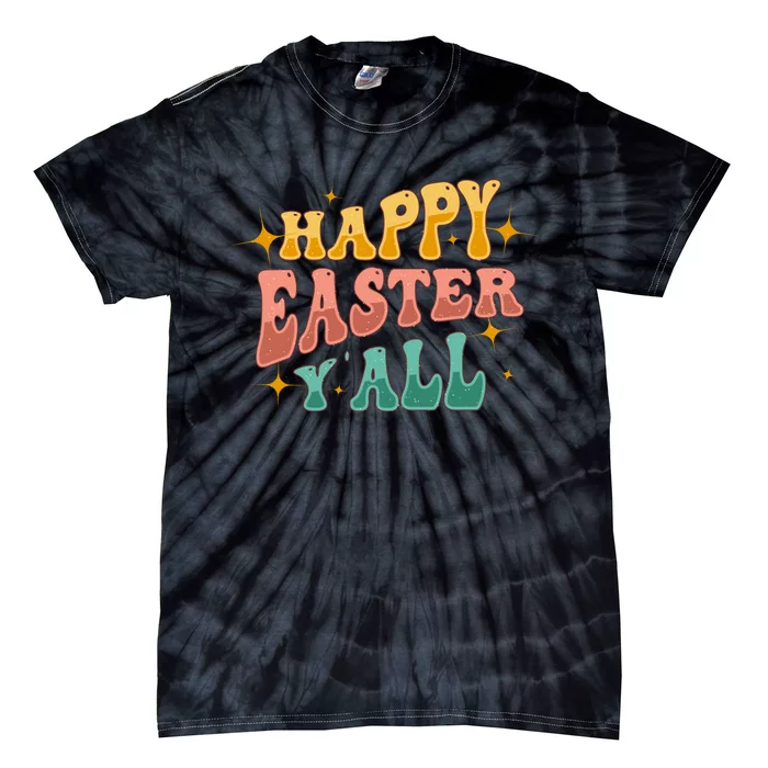 Happy Easter Y_all Tie-Dye T-Shirt