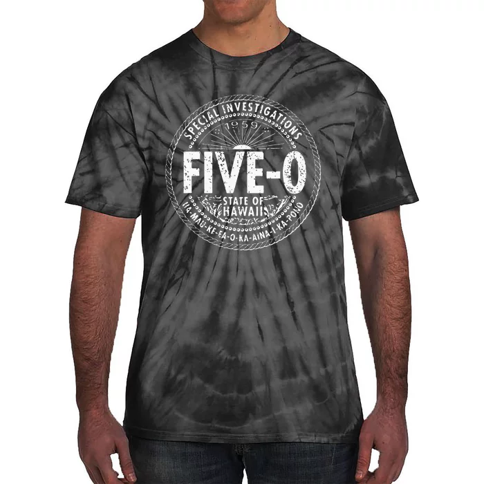 Hawaii Five 0 H50 Hawaii 50s Vintage 1959 Tie-Dye T-Shirt