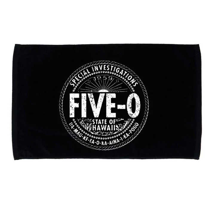 Hawaii Five 0 H50 Hawaii 50s Vintage 1959 Microfiber Hand Towel