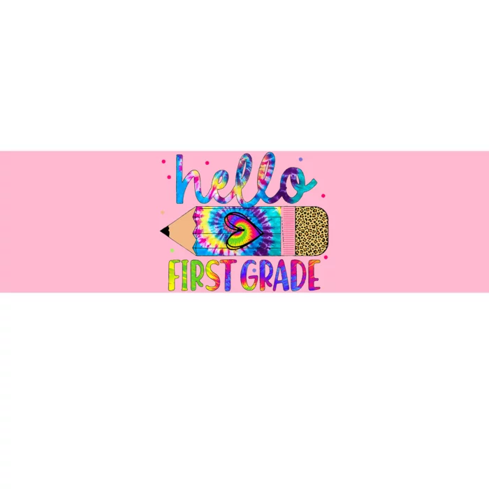 Hello First 1st Grade Back To School Teachers Bumper Sticker