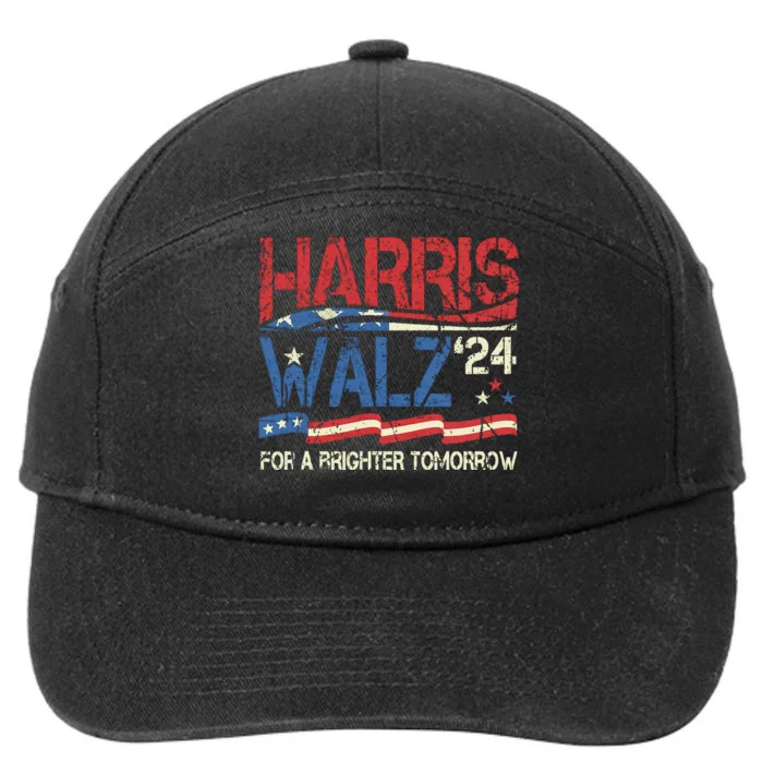 Harriswaltz Forward 2024 Kamalaharris Forward 7-Panel Snapback Hat