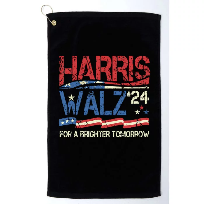 Harriswaltz Forward 2024 Kamalaharris Forward Platinum Collection Golf Towel