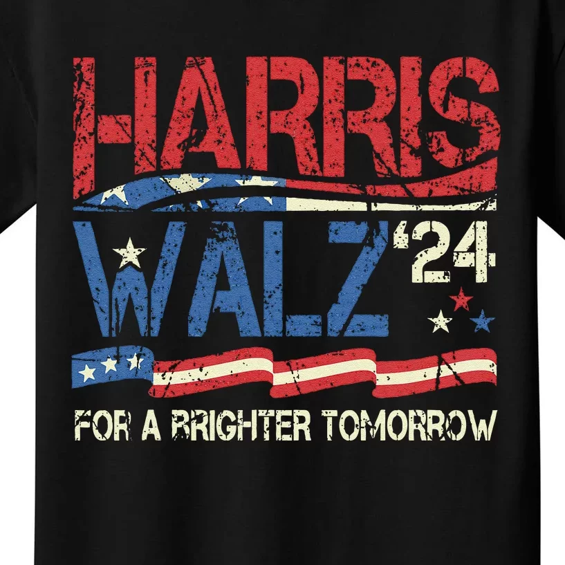 Harriswaltz Forward 2024 Kamalaharris Forward Kids T-Shirt