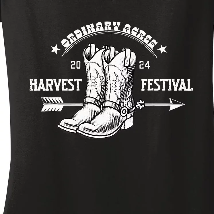 Harvest Festival 2024 Women's V-Neck T-Shirt