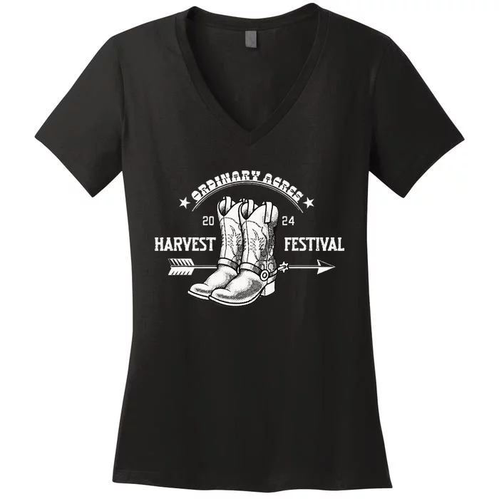 Harvest Festival 2024 Women's V-Neck T-Shirt