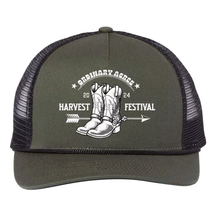 Harvest Festival 2024 Retro Rope Trucker Hat Cap