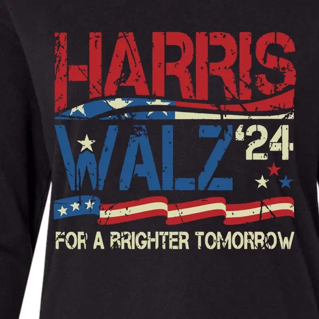 Harriswaltz Forward 2024 Kamalaharris Forward Womens Cotton Relaxed Long Sleeve T-Shirt