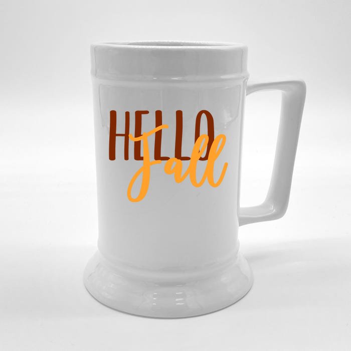 Hello Fall Autumn Lover Beer Stein