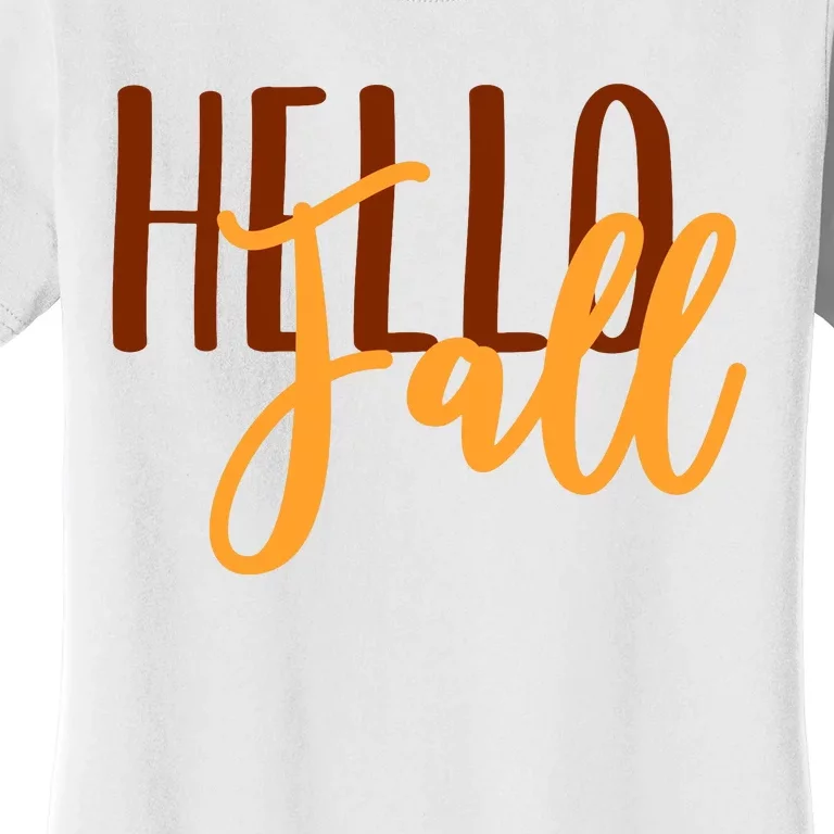 Hello Fall Autumn Lover Women's T-Shirt