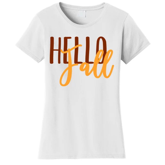 Hello Fall Autumn Lover Women's T-Shirt