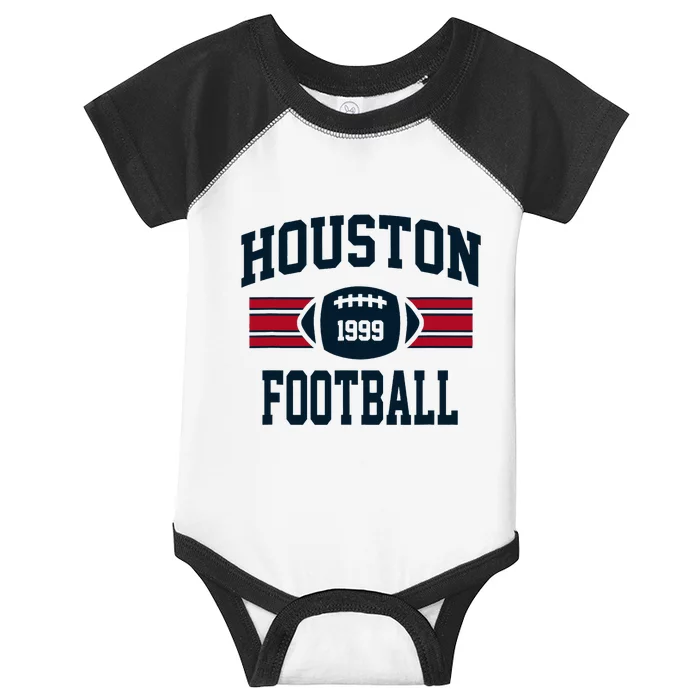 Houston Football Athletic Vintage Sports Team Fan Infant Baby Jersey Bodysuit