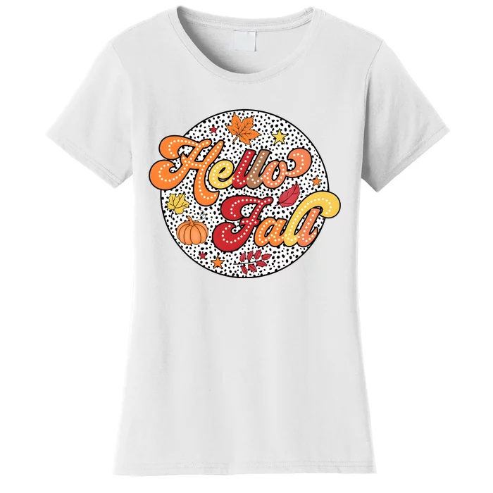 Hello Fall Autumn Season Lover Women's T-Shirt