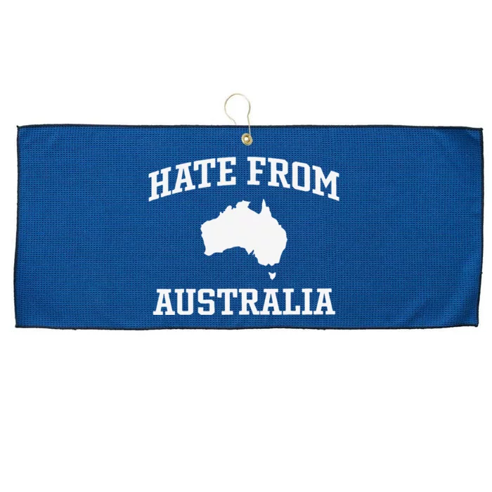 Hate From Australia Large Microfiber Waffle Golf Towel