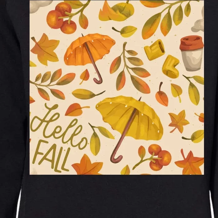 Hello Fall Autumn Season Womens California Wash Sweatshirt