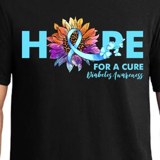 Hope For A Cure Diabetes Diabetic Awarenes Pajama Set