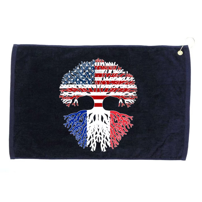 Happy French American Month Made In Usa With French Parts Gift Grommeted Golf Towel