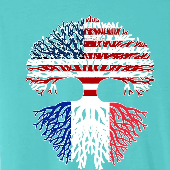 Happy French American Month Made In Usa With French Parts Gift ChromaSoft Performance T-Shirt