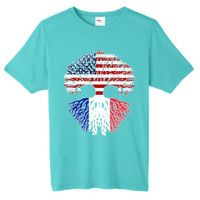 Happy French American Month Made In Usa With French Parts Gift ChromaSoft Performance T-Shirt