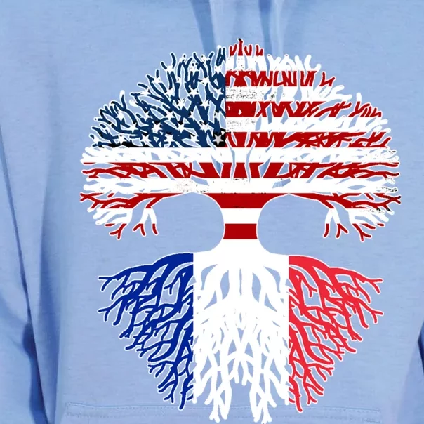 Happy French American Month Made In Usa With French Parts Gift Unisex Surf Hoodie