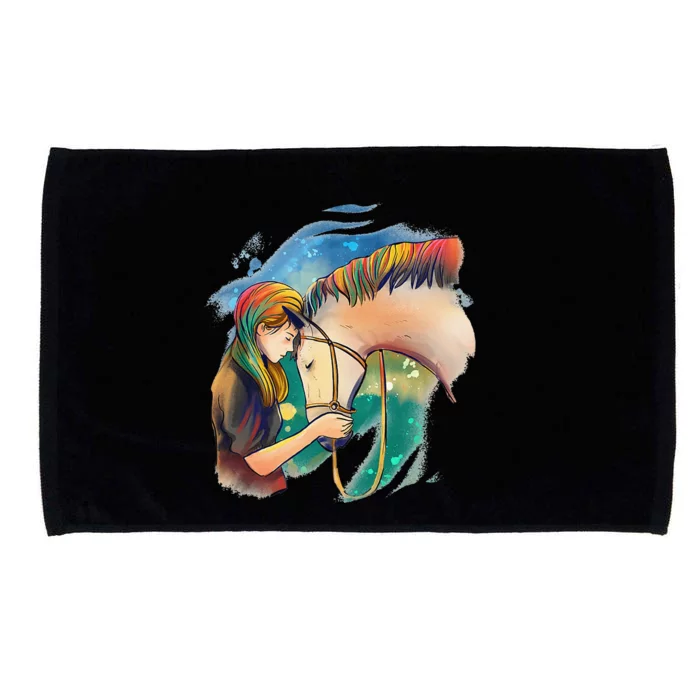 Horse For And Women Cute Horses Microfiber Hand Towel