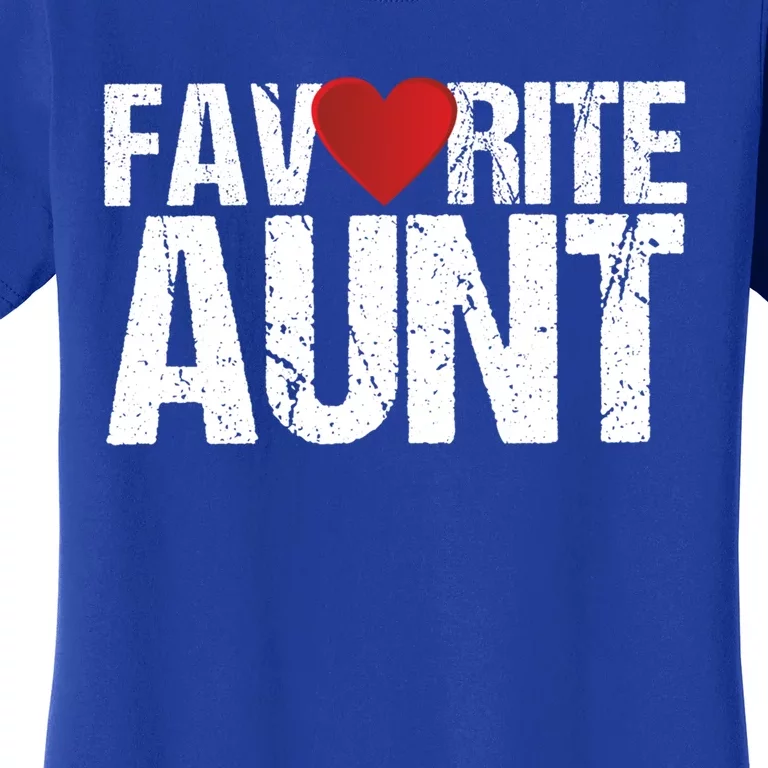 Heart Favorite Aunt Funny Gift Women's T-Shirt