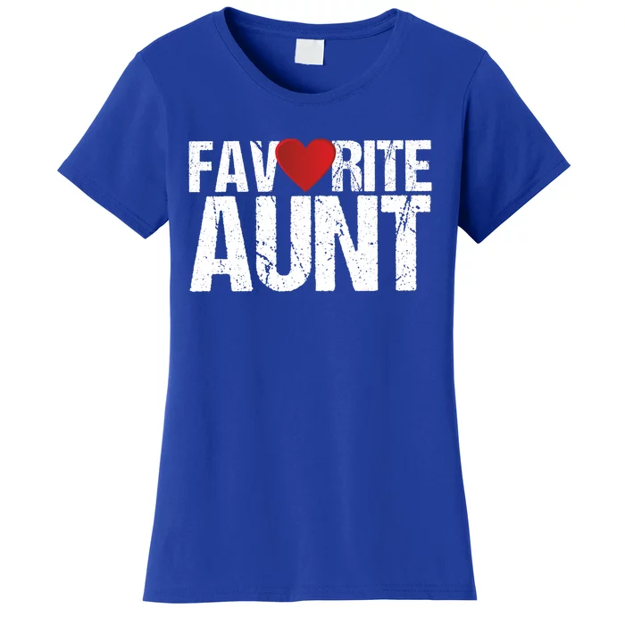 Heart Favorite Aunt Funny Gift Women's T-Shirt