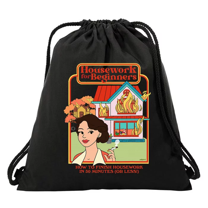 Housework For Beginners How To Finish Housework In 30 Drawstring Bag