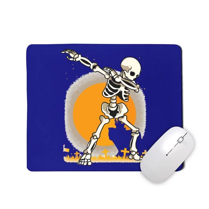 Halloween For Boy Kids Girl Dabbing Skeleton Costume Mousepad