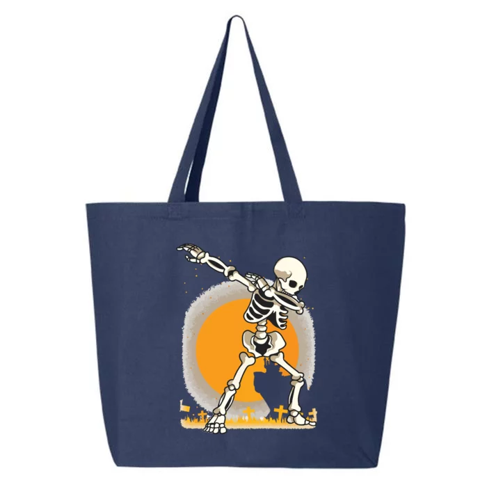 Halloween For Boy Kids Girl Dabbing Skeleton Costume 25L Jumbo Tote