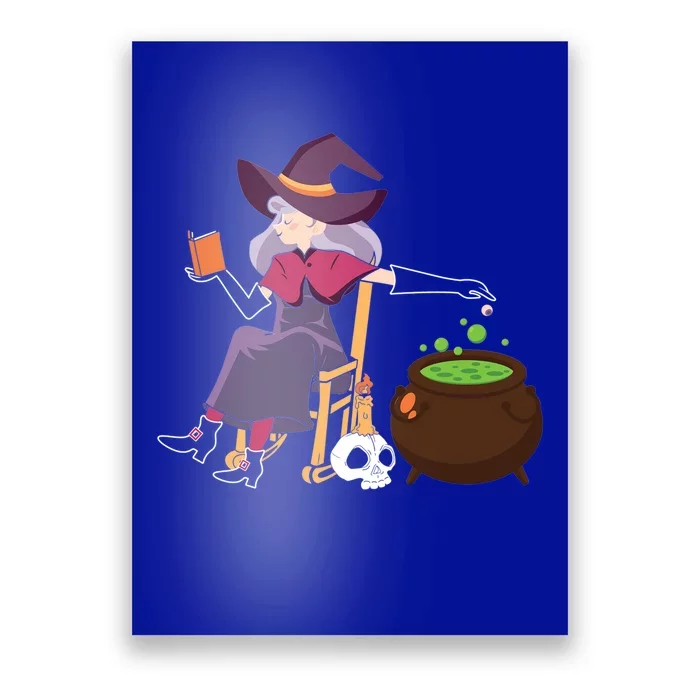 Halloween Funny Broomstick Witch Witches Be Crazy Gift Poster