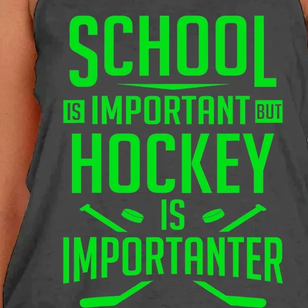 Hockey For Boy 8-12 Ice Hockey Player Women's Knotted Racerback Tank