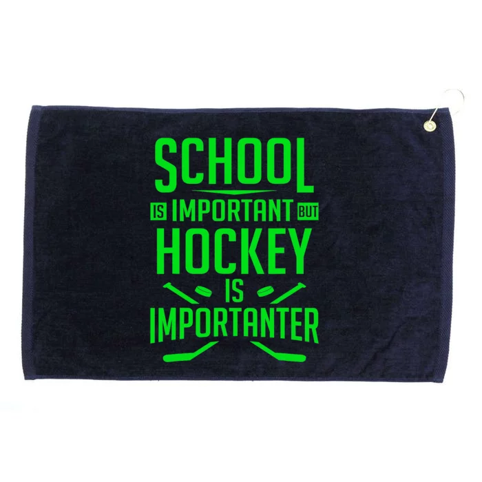 Hockey For Boy 8-12 Ice Hockey Player Grommeted Golf Towel