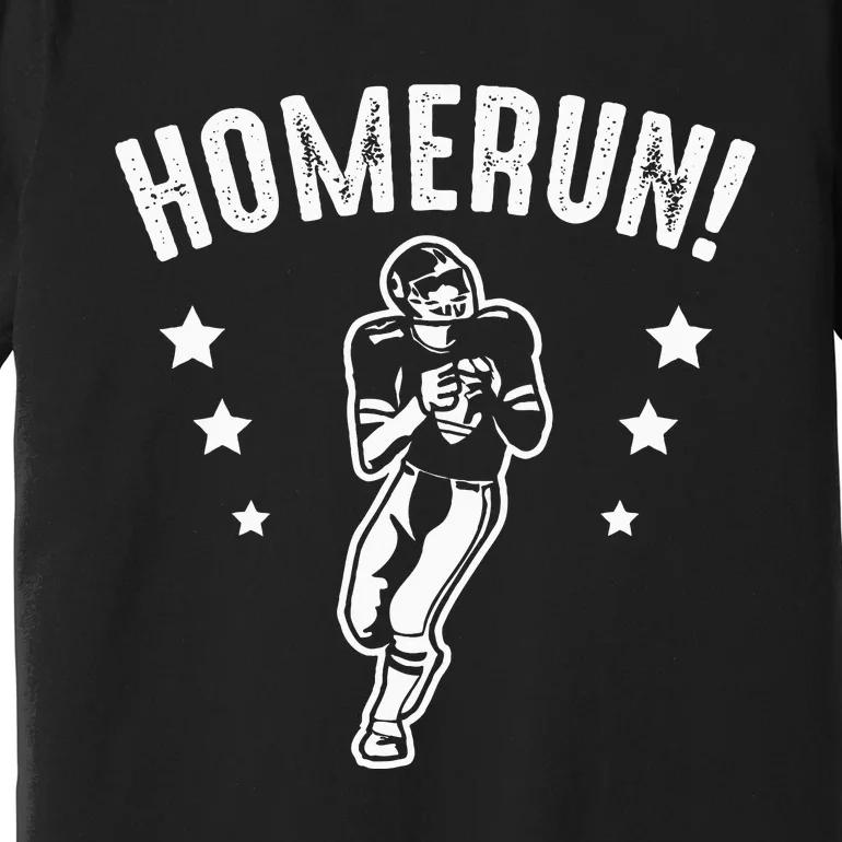 Homerun Football Baseball Mix Wrong Sports Premium T-Shirt