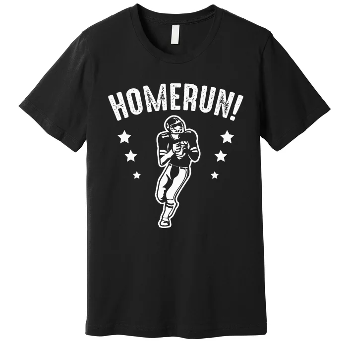 Homerun Football Baseball Mix Wrong Sports Premium T-Shirt