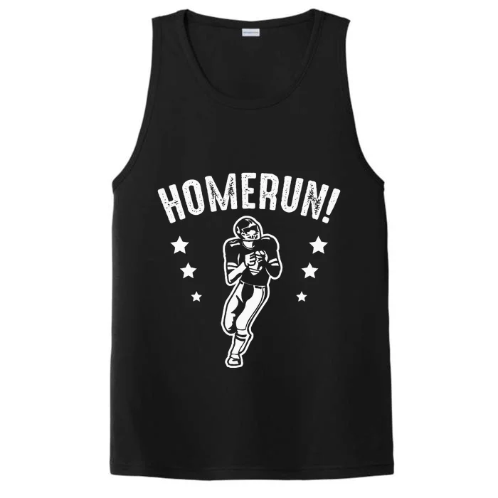 Homerun Football Baseball Mix Wrong Sports Performance Tank