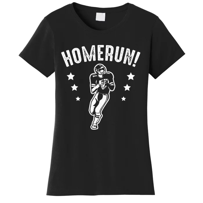 Homerun Football Baseball Mix Wrong Sports Women's T-Shirt