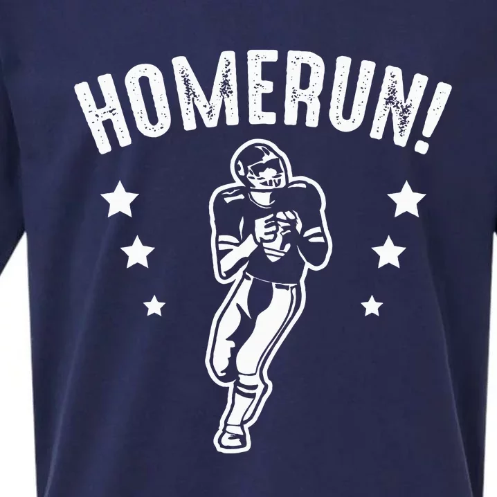 Homerun Football Baseball Mix Wrong Sports Sueded Cloud Jersey T-Shirt