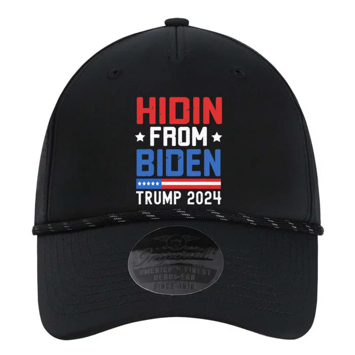 Hidin From Biden Kids Men Trump 2024 Funny Anti Joe Biden Performance The Dyno Cap